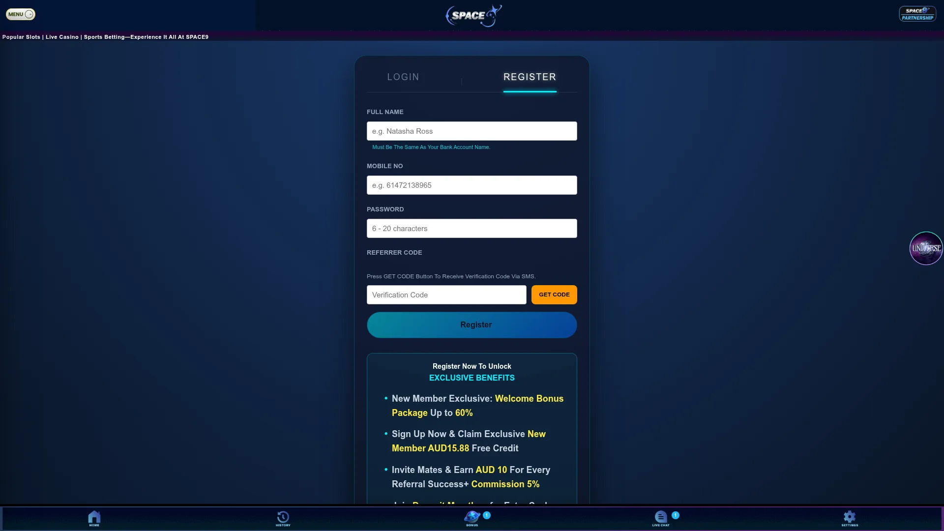 A Closer Look at Space9 Live Casino for Aussie Players